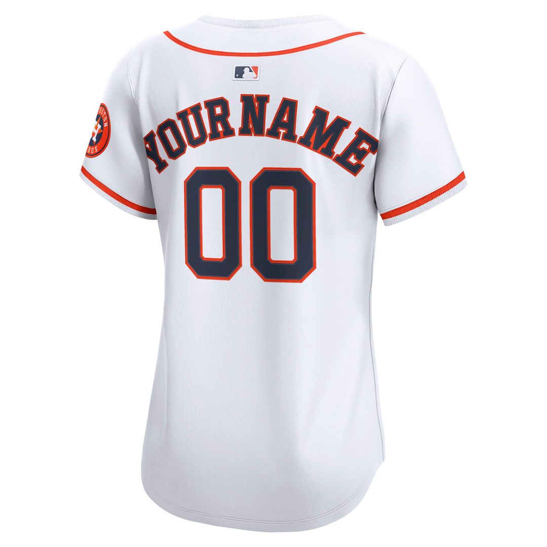 Houston Astros Nike Women's Home Limited Custom Jersey - White