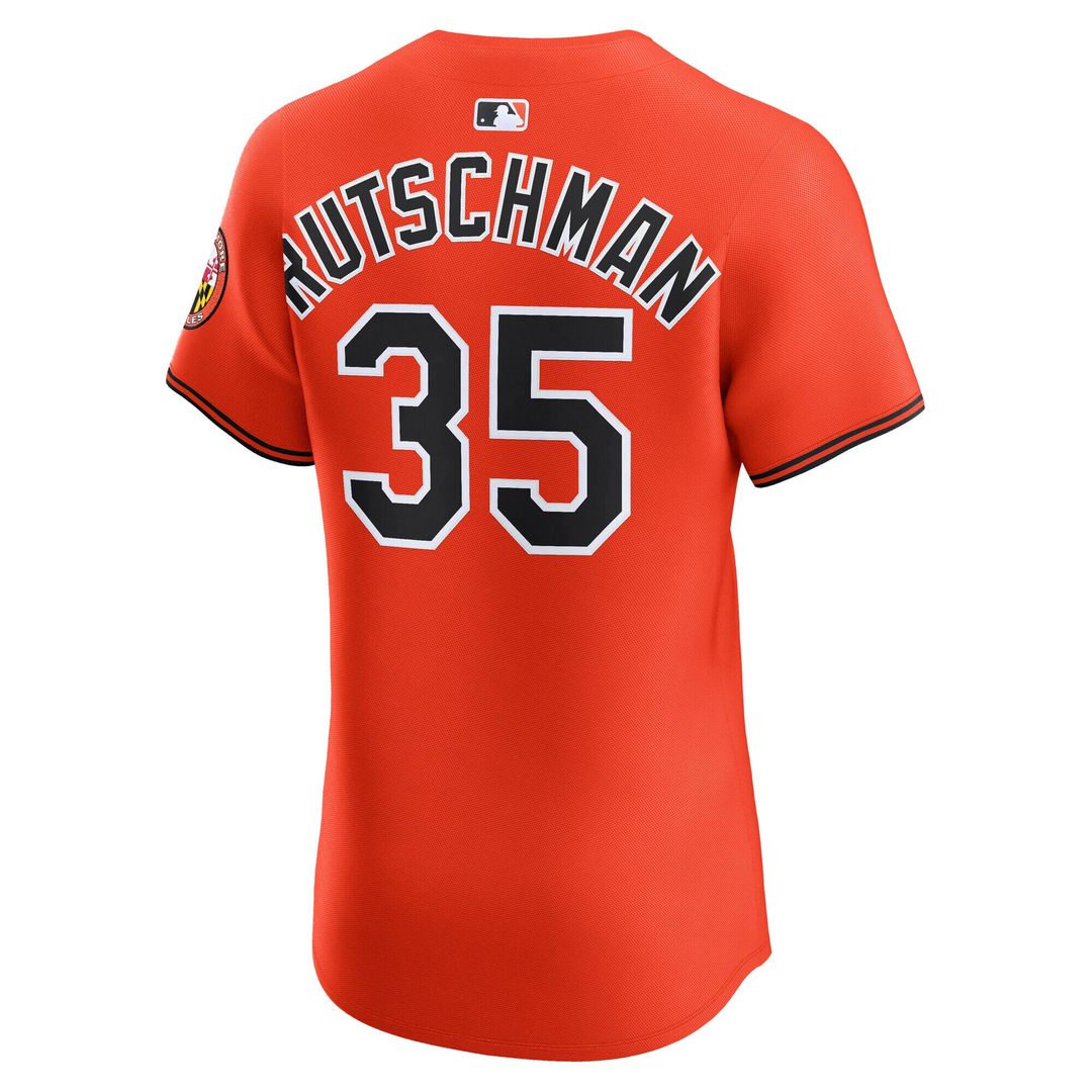 Baltimore Orioles Adley Rutschman Nike Alternate Elite Jersey - Black
