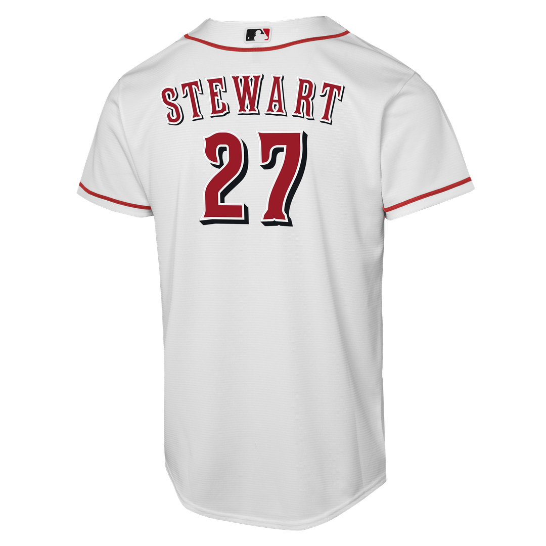 Cincinnati Reds Sal Stewart Nike Youth Home Replica Player Jersey - White
