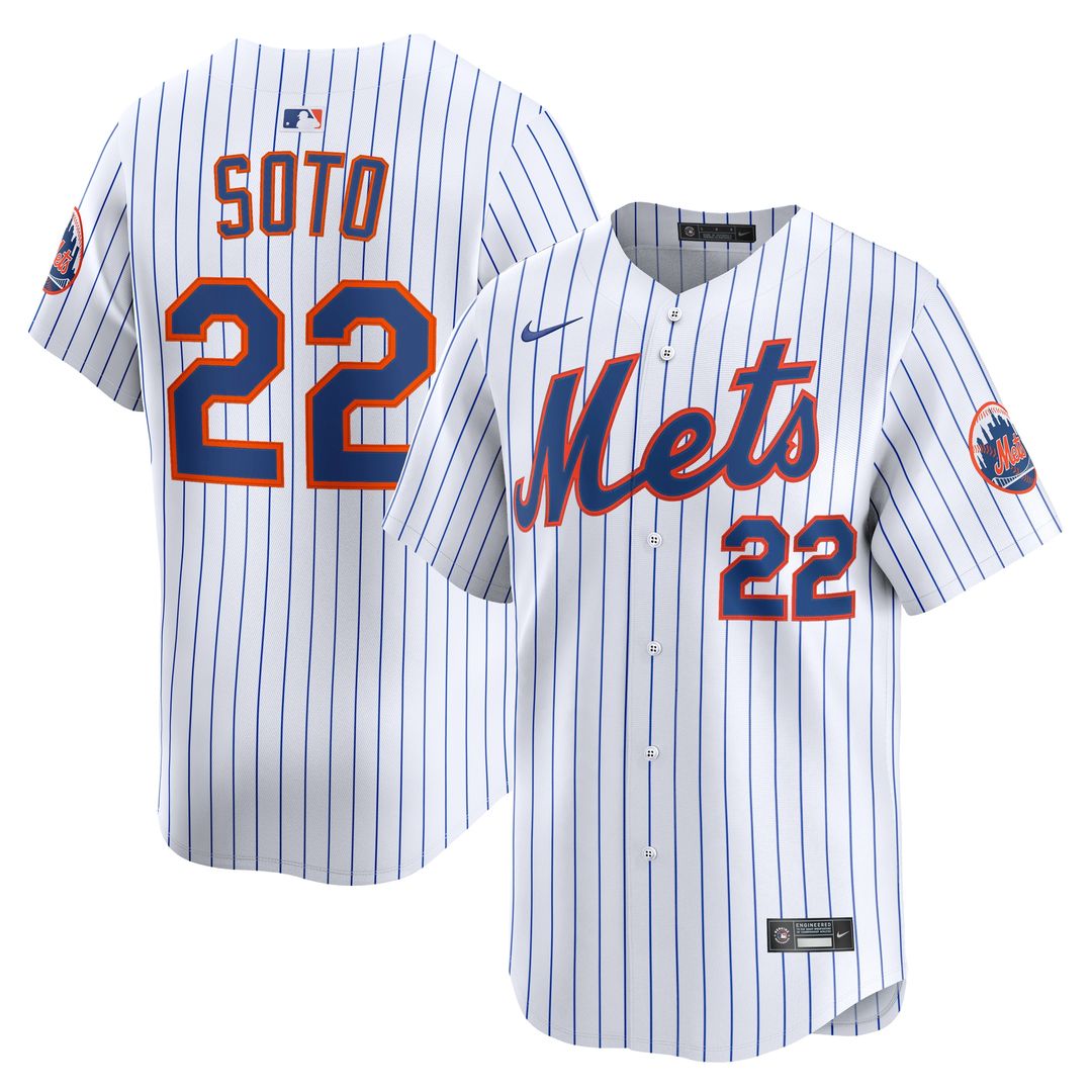 New York Mets Juan Soto Nike Home Limited Jersey - White