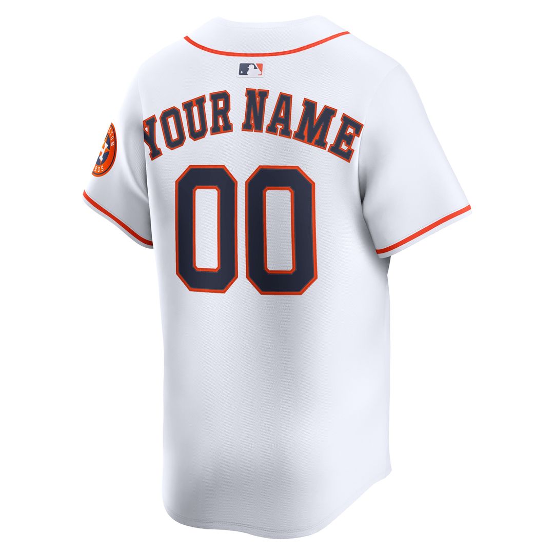 Houston Astros Nike Alternate Limited Custom Jersey - Orange