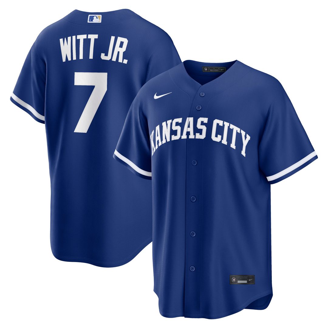 Kansas City Royals Bobby Witt Jr. Nike Alternate Replica Jersey - Light Blue