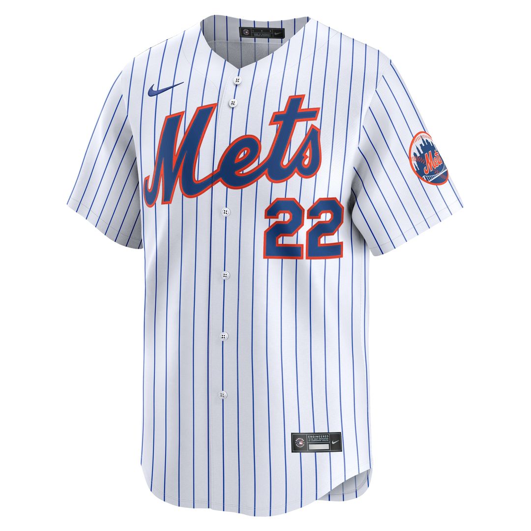 New York Mets Juan Soto Nike Road Limited Player Jersey - Gray