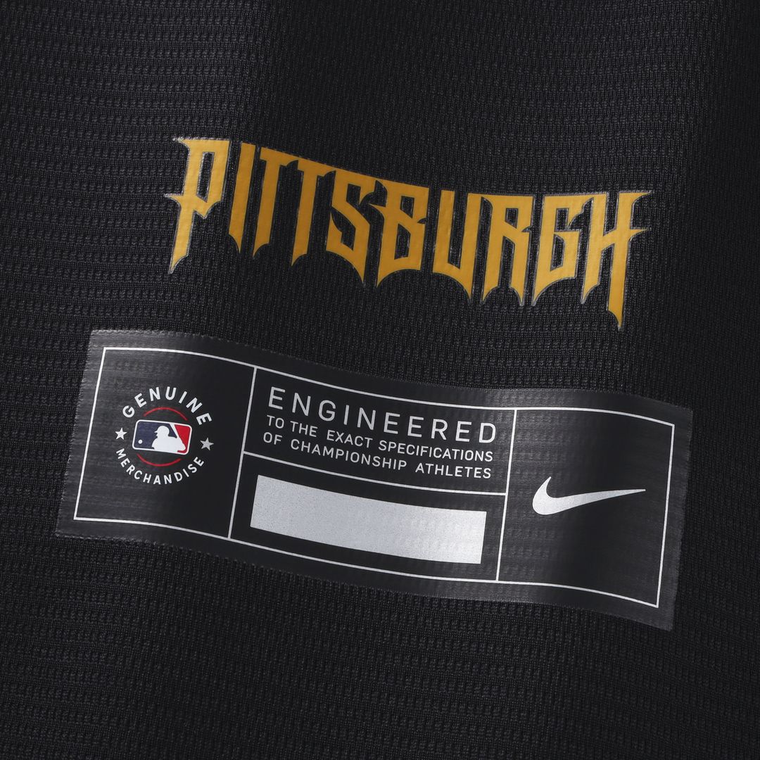 Pittsburgh Pirates Bryan Reynolds Nike 2026 City Connect Stadium Jersey - Black