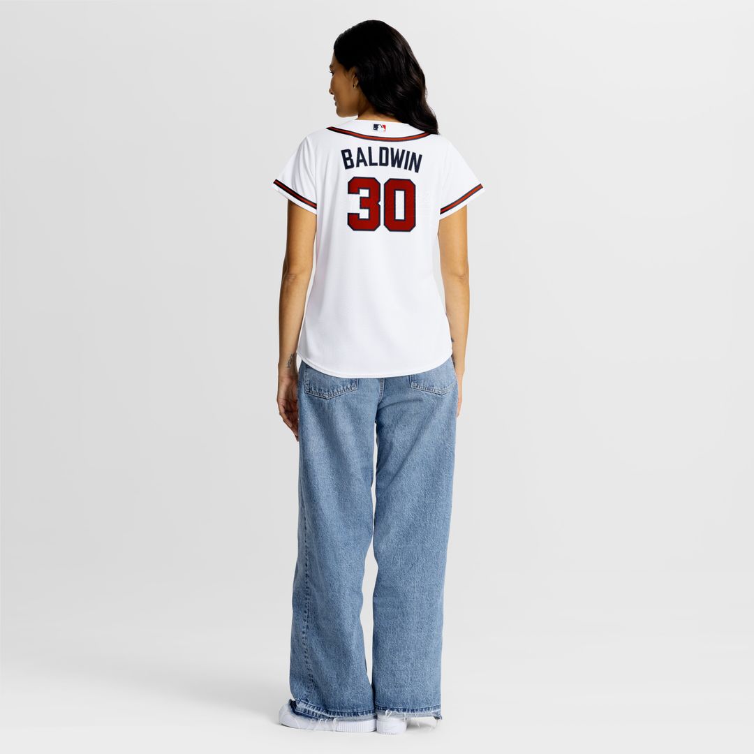 Atlanta Braves Drake Baldwin Nike Women's Home Replica Jersey - White