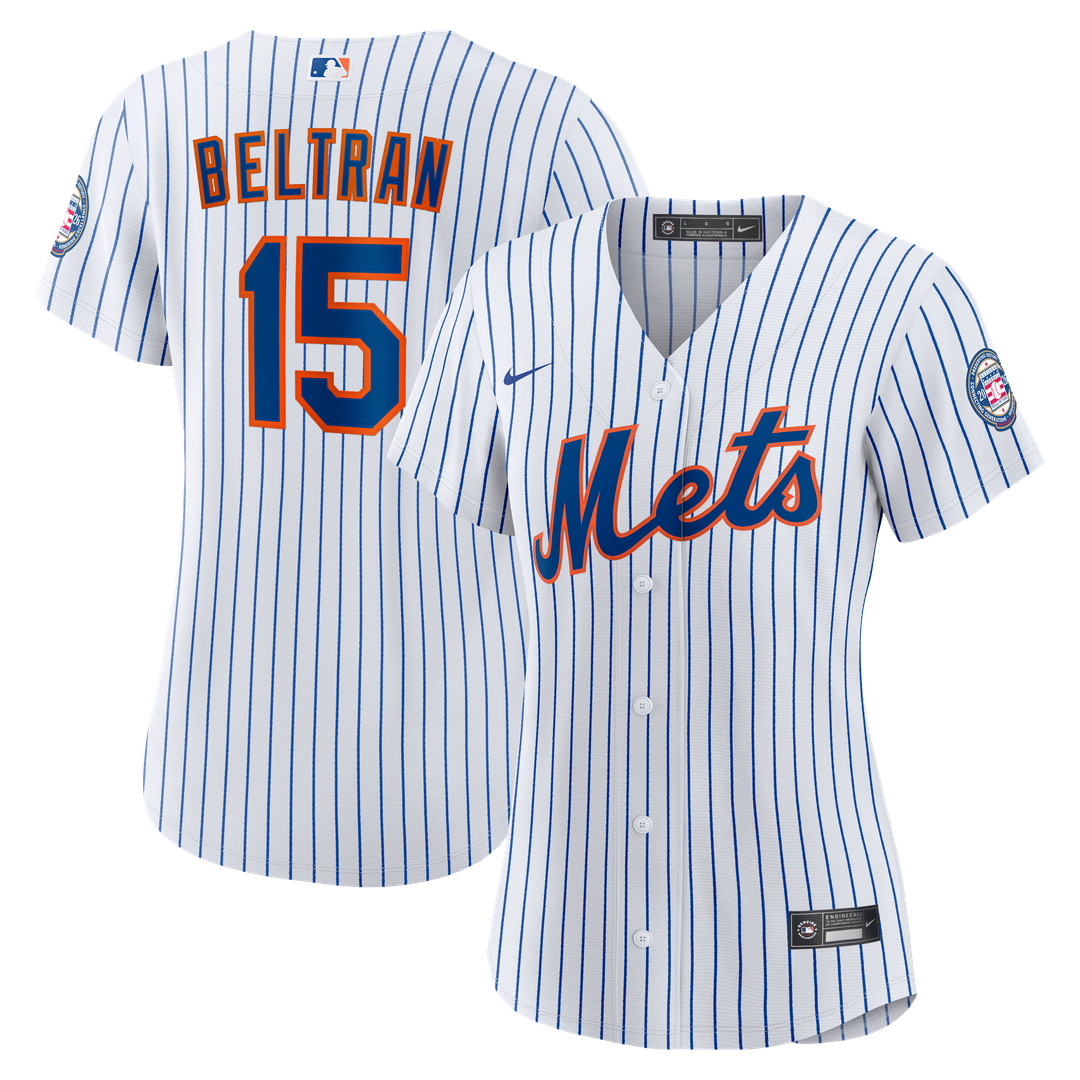 New York Mets Carlos Beltran Nike Women's 2026 Baseball Hall of Fame Retired Player Replica Jersey - White