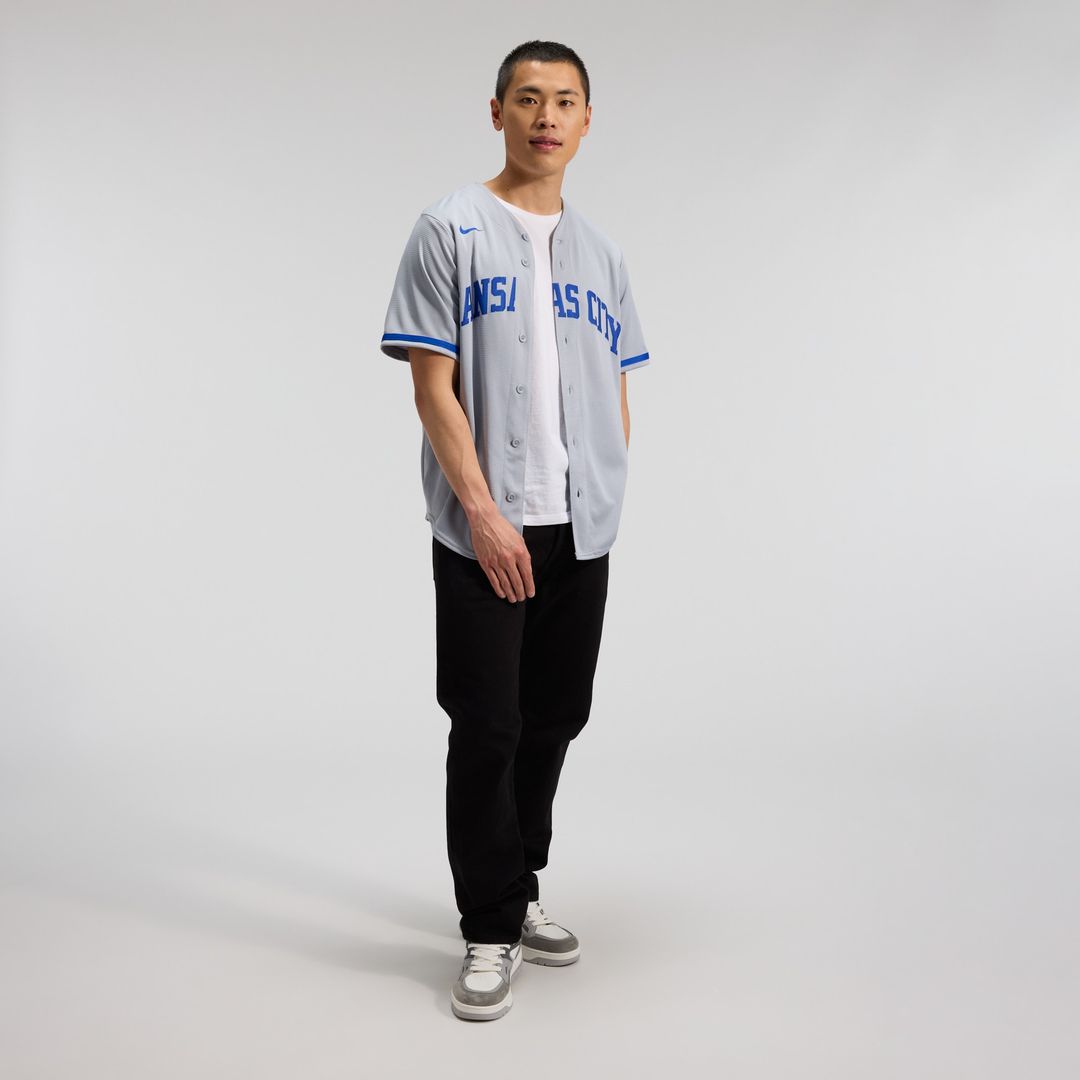 Kansas City Royals Bobby Witt Jr. Nike Road Replica Jersey - Gray