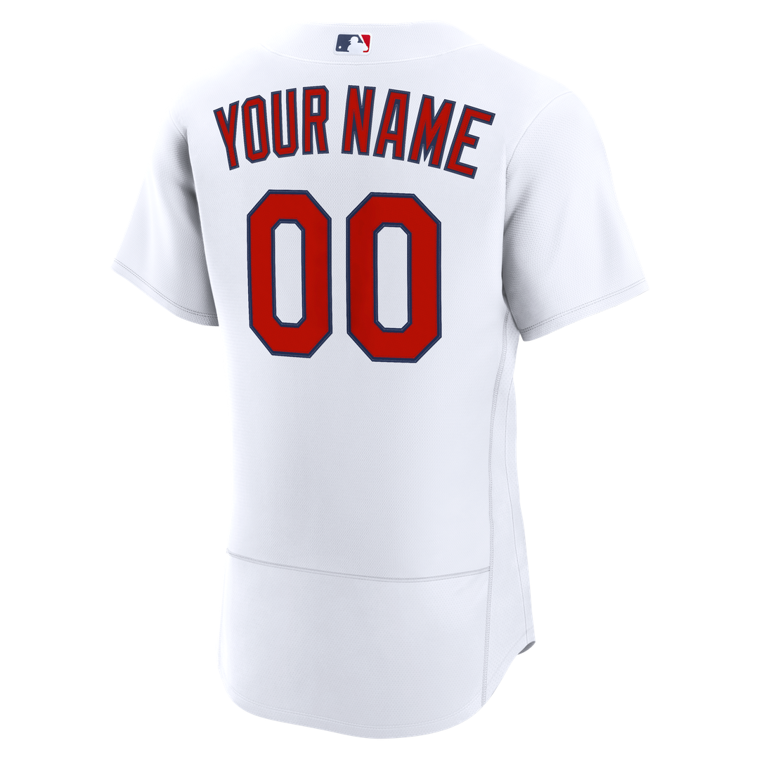 St. Louis Cardinals Nike Home Authentic Custom Jersey - White