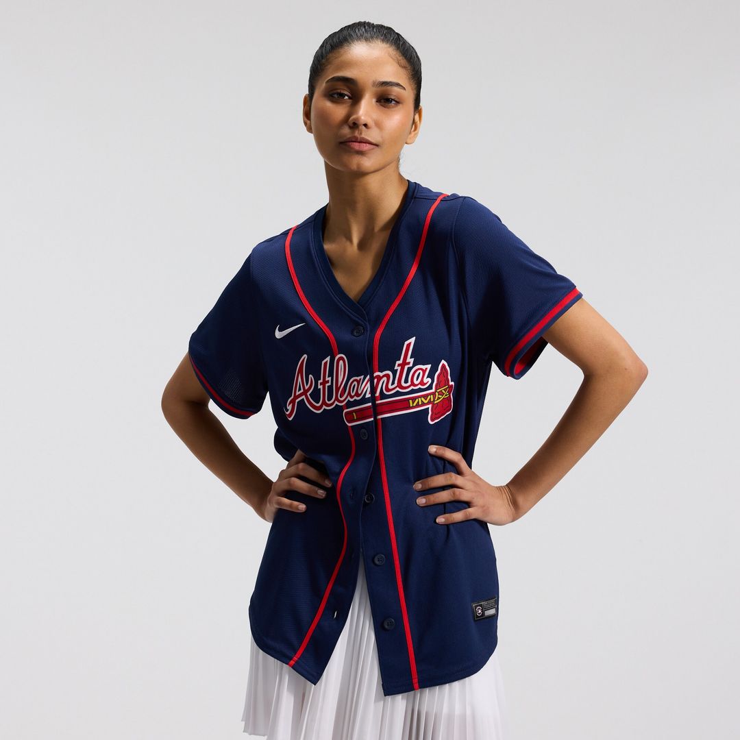 Atlanta Braves Ronald Acuña Jr. Nike Women's Alternate Limited Player Jersey - Navy