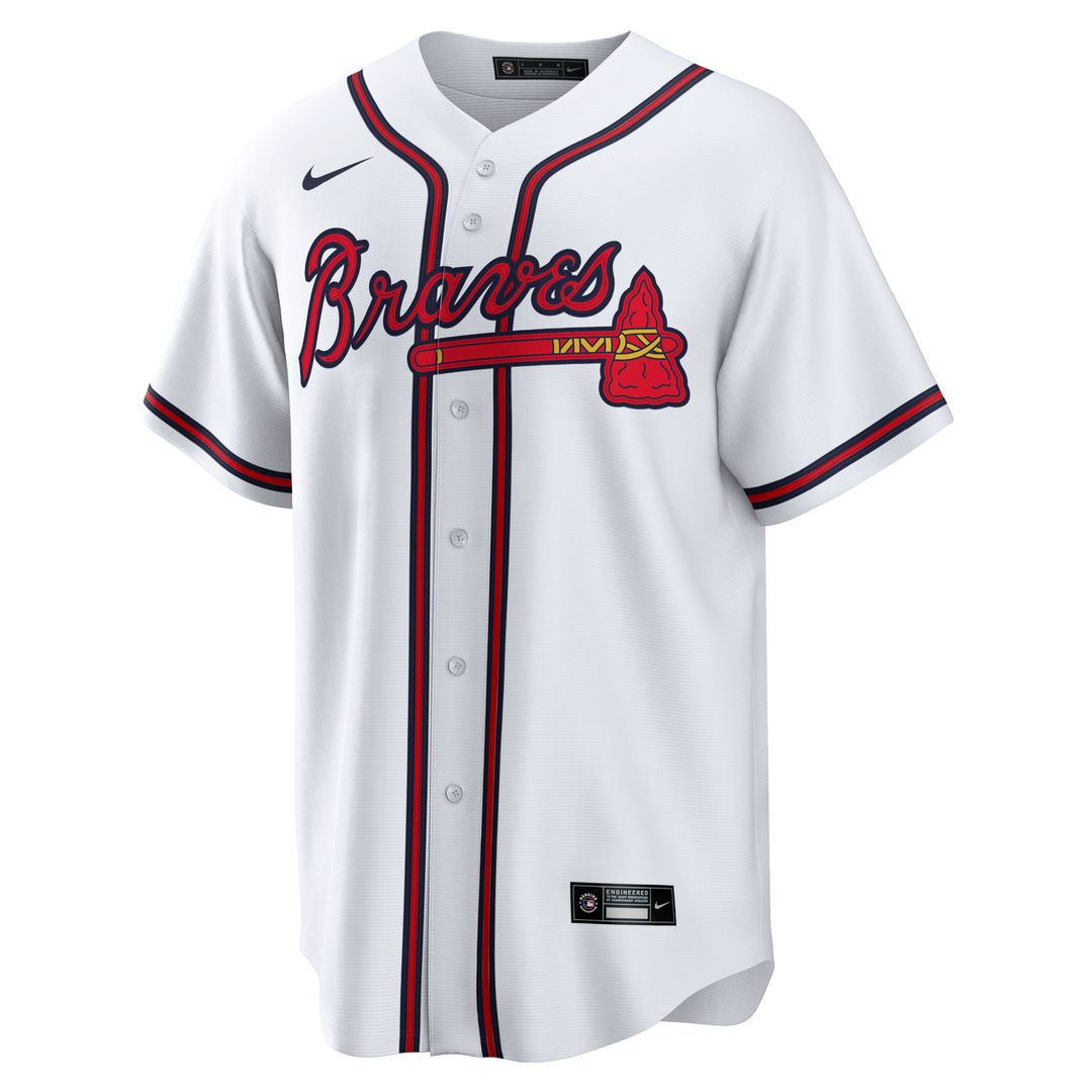 Atlanta Braves Spencer Strider Nike Replica Player Jersey - White