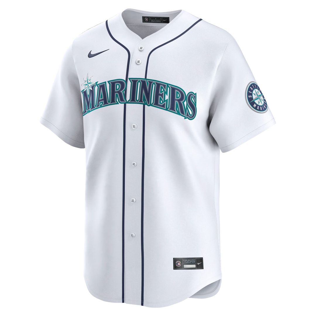 Seattle Mariners Cal Raleigh Nike Home Limited Player Jersey - White