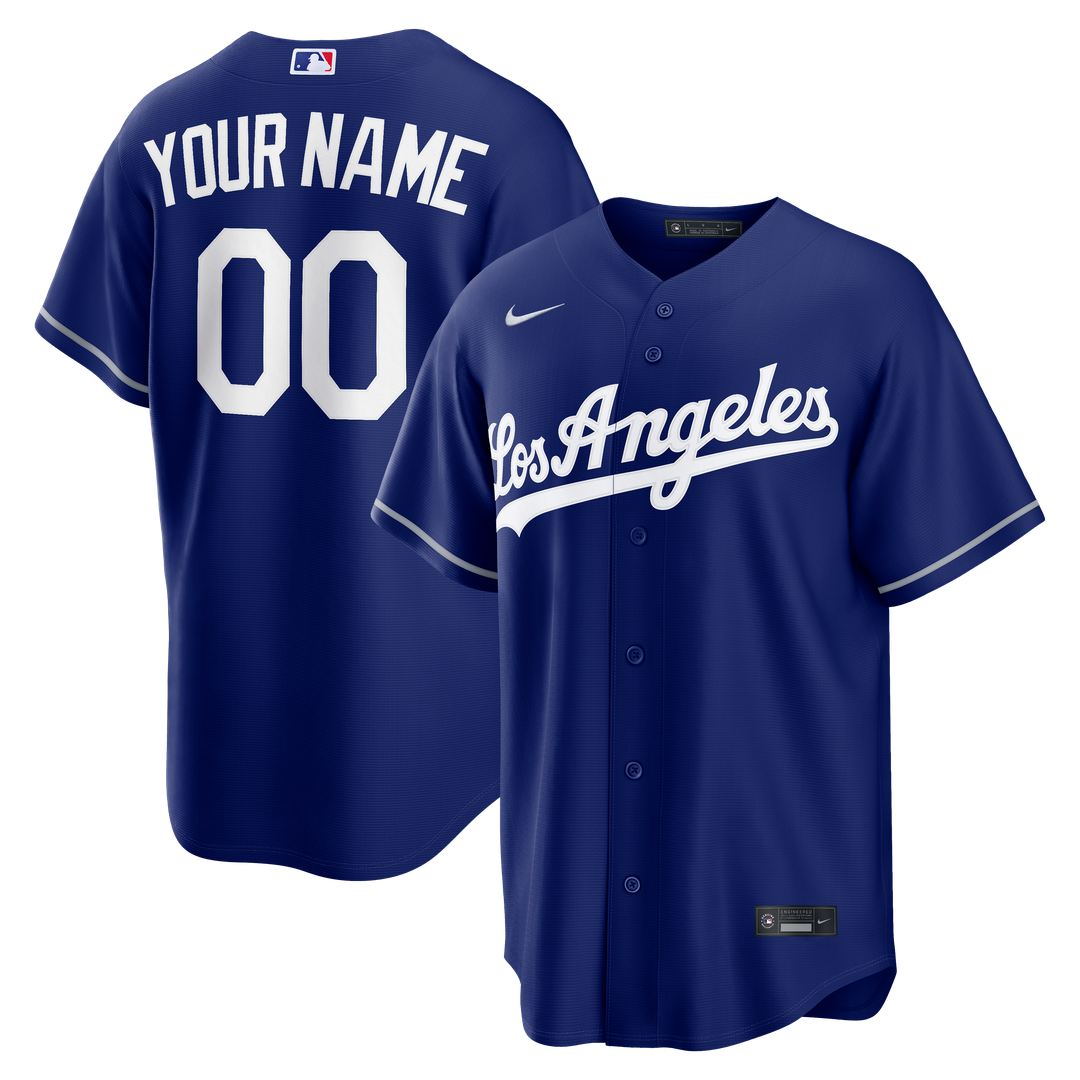Los Angeles Dodgers Nike Alternate Replica Custom Jersey - Royal