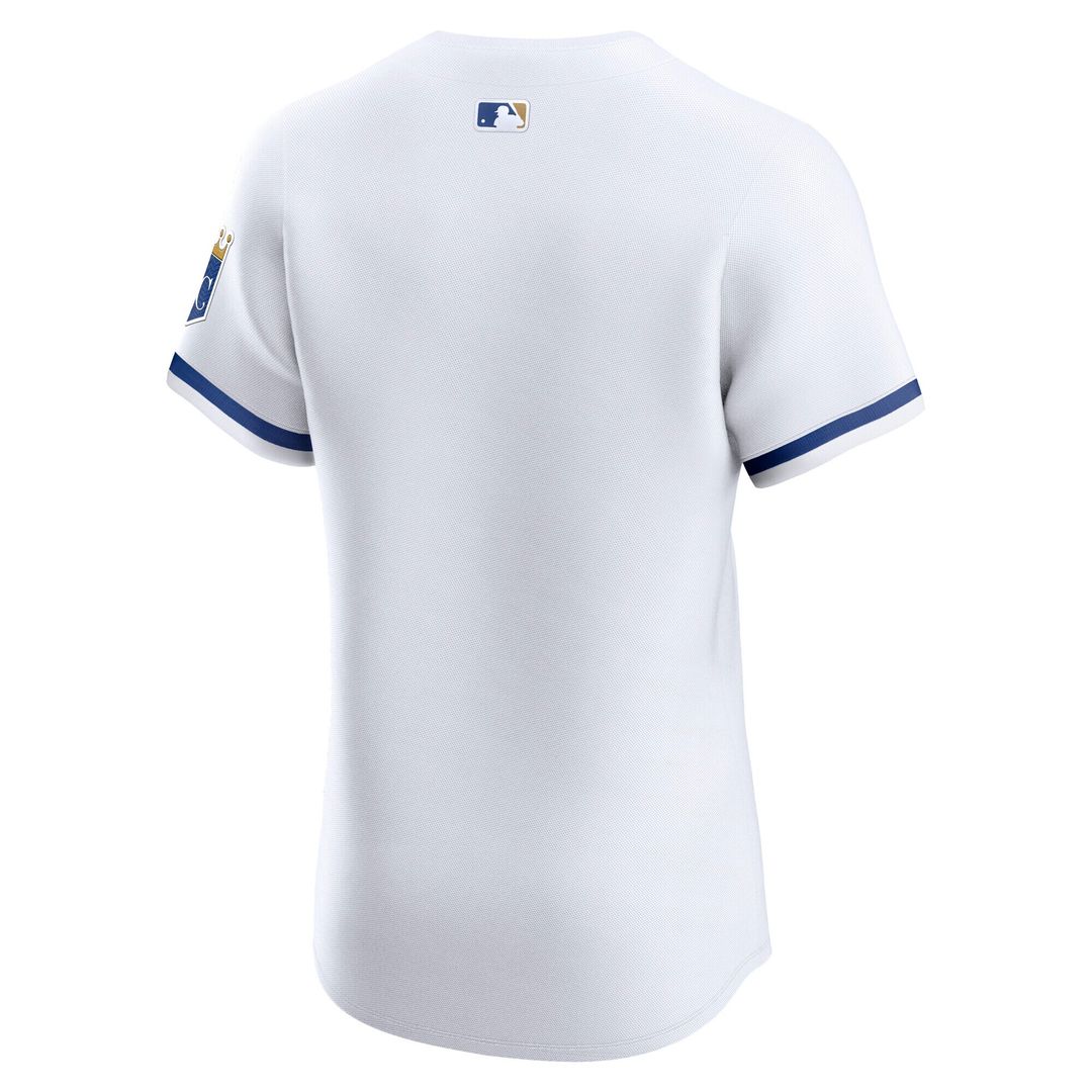Kansas City Royals Nike Home Elite Jersey - White