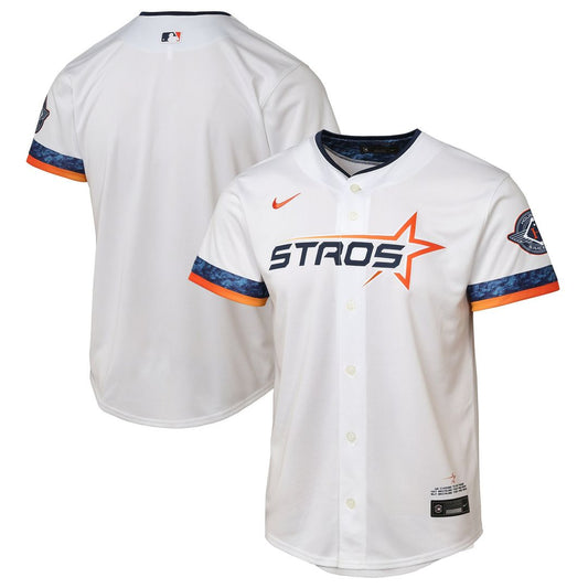 Houston Astros Nike Youth 2025 City Connect Limited Jersey - White