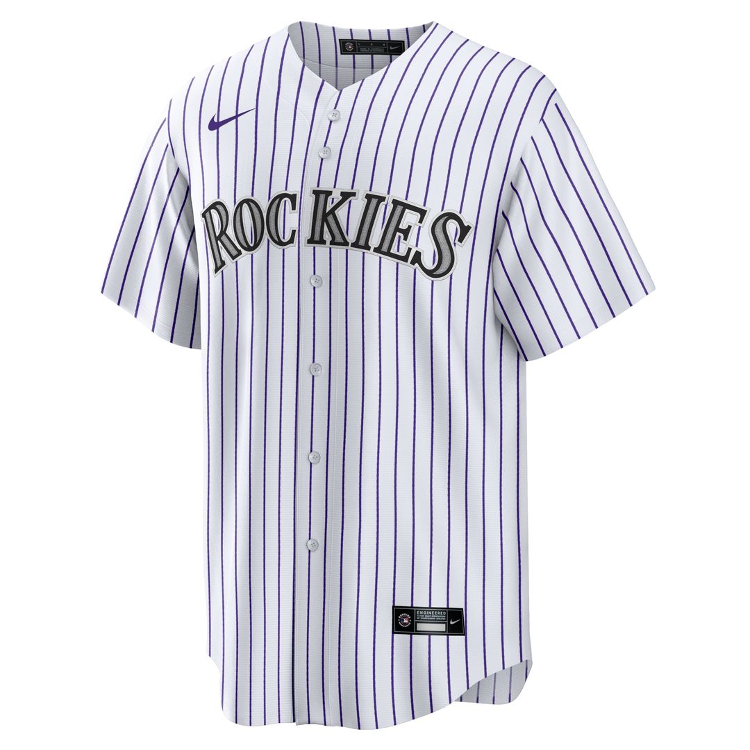 Colorado Rockies Charlie Blackmon Nike Home Replica Player Name Jersey - White